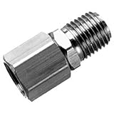 Amflo 344R In-Line Brass Swivel - 1/4, Male / Female NPT