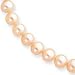 14k 7-7.5mm Pink FW Onion Cultured Pearl Necklace - 16 Inch