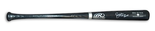 Shane Victorino Signed Black Rawlings Big Stick Baseball Bat - 08 WS Champs
