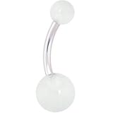 Glacier GLOW in the DARK Belly Button Ring