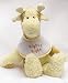 Baby Boyds Nappy Plush Yellow Giraffe Rattle Toy #610411 Retired