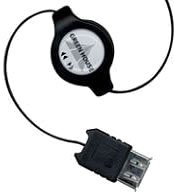 グリーンハウス USBメジャーケーブル 0.75m USB延長用巻き取り式 GH-USBRC