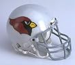 Arizona Cardinals Limited Edition Chrome Mini Helmet - Football Sports Merchandise