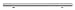 Atlas Homewares A820-CH 8.625-Inch Euro-Tech Collection Linea Rail Pull, Polished Chrome
