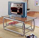 Modern Glass Top TV Stand