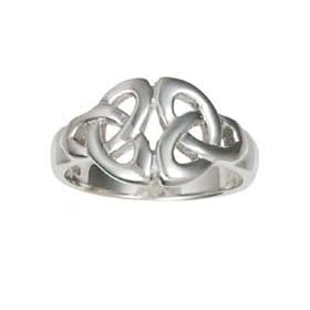 Celtic Double Trinity Ring (size: 6)