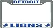 Detroit Lions Chrome License Plate Frame - SET OF 6 - Sports Merchandise