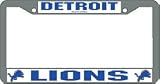 Detroit Lions Chrome License Plate Frame