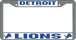 Detroit Lions Chrome License Plate Frame - SET OF 6 - Sports Merchandise