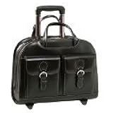 McKleinUSA DAVIS 96185A Black Wheeled Ladies' Laptop Case