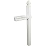 Solar PP500 Group Deluxe White Plastic Mailbox Post