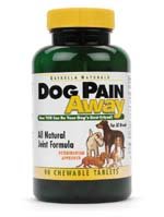 Dog Pain Away, Treats Arthritis, Inflammation, Joint Pain, & Decreased Flexibility - 90 Dog Chewable Tablets
