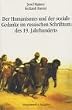 Der Humanismus und der soziale Gedanke im russischen Schrifttum des 19. Jahrhunderts