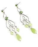 Boma Peridot Chandelier Earrings