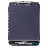 OIC(R) Slim Clipboard Storage Box, 10 1/2in. x 14 1/2in. x 1 1/4in., Charcoal/Gray