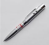 3 In 1 Laser Pointer Pen w/ LED Light & 3 Extra Batteries