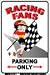 Betty Boop Racing Fans Parking Only