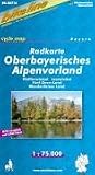  : Bikeline Radkarte Oberbayerisches Alpenvorland 1 : 75 000: Pfaffenwinkel, Isarwinkel, F&uuml;nf-Seen-Land, Werdenfelser Land. GPS-tauglich mit UTM-Netz. Gro&szlig;blatt 7300 km². Mit Zentrums- und Ortspl&auml;nen