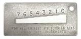 Lock Replacement Parts: Key Guage - Kwikset