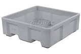 Bulk Container Forkliftable Gray