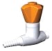 180 Degrees Double Turret Base, Straight - Deck-mounted Needle Valve, Watersaver Faucet
