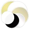 Photoflex Litedisc 12" Circular Collapsable Disc Reflector, Silver / Gold