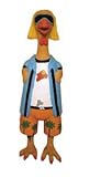 Jeff E Coli Rubber Chicken Dog Toy