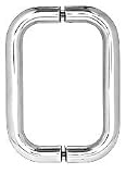 CRL 6 Chrome (BM Series) Back-to-Back Tubular Handle without Metal Washers