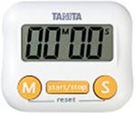TANITA でかボタンタイマー デジタルタイマー ホワイト TD-373-WH