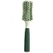 100% natural blond boar bristles with Nylon Bristles Foam handle Enlarged neck in the handle so the hair won't get caught in the union of the wood and the foam Gorgeous bottle green with green foam on the handle Perfect for straight styling for co (M2535 FM)