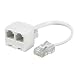 Hama ISDN-Verteiler 2fach Wei�