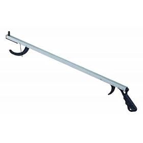 26" Duro-Matic Aluminum Reacher - Reachers are great for those hard to reach places because they can add several inches to anyone's reach. These are perfect for picking up objects as small as a dime and as large as a quart bottle. Trigger-style ergonomic handgrips are designed for easy use and comfortable grasp.