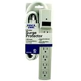 Power Zone 6 Outlet Surge Protector 3Line 770418