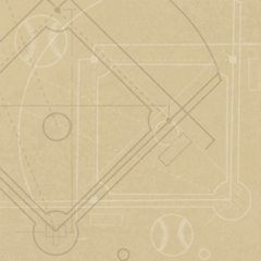 Karen Foster Design - Softball Collection - Paper - Diamond Diagram - Tan