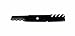 USA Mower Blades (3 MB022BP Toothed High-Lift for Bad Boy 038000300 Jacobsen 390665 Length 18 in. Width 2-1/2 in. Thickness .203 in. Center Hole 5/8 in. 36 in. 52 in. 54 in. Deck