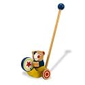 Melissa & Doug Deluxe Drumming Bear Push Toy