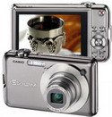 Casio Exilim EX-S10SR 10MP 3x Zoom 2.7-Inch LCD Screen Digital Camera (Silver)