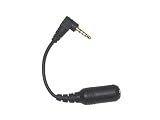 Standard Audio Adapter - 2.5mm Male to 3.5mm Female (For use with Blackberry 8800/8820/8830, Pearl 8100)