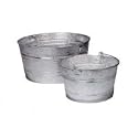 Dover Parkersburg 15Gal Hotdip Round Wash Tub 2