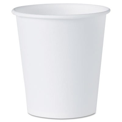 White Paper Water Cups, 3 oz., 100/Pack