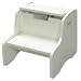 Toys : Gift Mark Storage Step Stool - White
