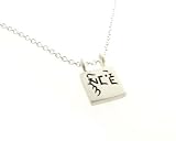 Tiny Compassion Slate in Silver by Me & Ro