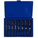1/.2 In Reduced Shank Silver & Deming HSS Drill Bit Set - 8-Pc