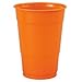 Creative Converting Orange 16 oz Plastic Cups - 20 ct