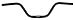 Wald Steel Handlebar #803 5.25" 27" 1" Black