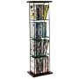 LASERLINE DVD50TWM Wood and Metal DVD Storage Tower