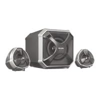 Philips MMS430 2.1 Channel Speaker System - 100W