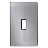 Lutron Electronics Fassada Wallplate 1G Stainless FW-1-SS
