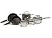 T-Fal Avante 10-Piece Coated Stainless Steel Cookware Set