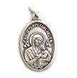 Our Lady of Perpetual Help Oxidized Medal - MADE IN ITALY